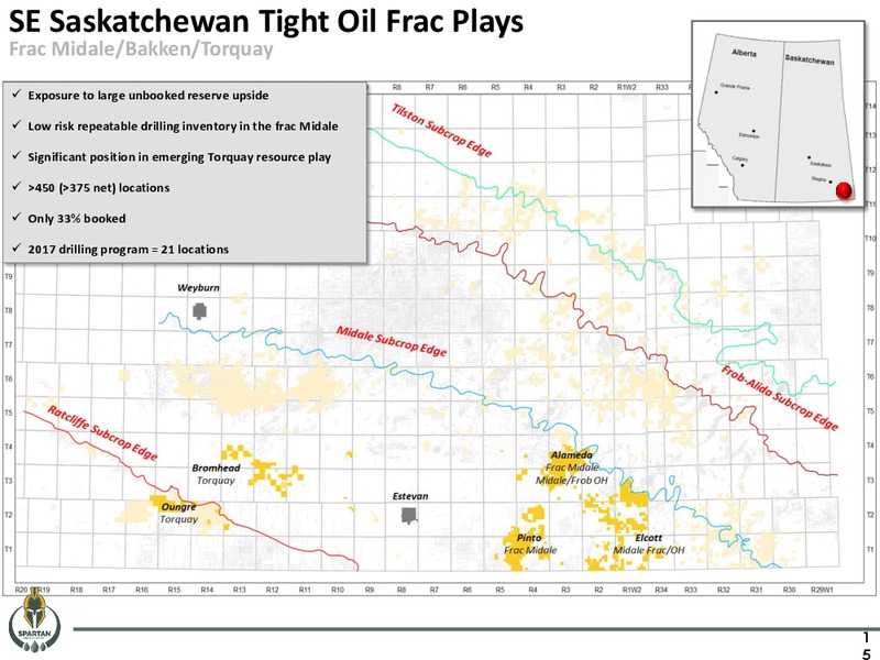 September 2017 Corporate Presentation – Spartan Energy Corp. – slide 15