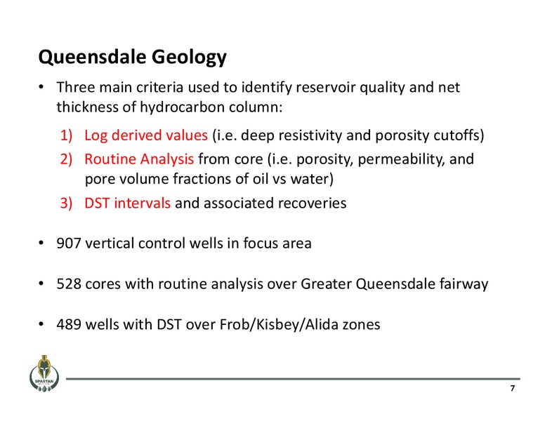 September 2015 Corporate Presentation – Spartan Energy Corp. – slide 7
