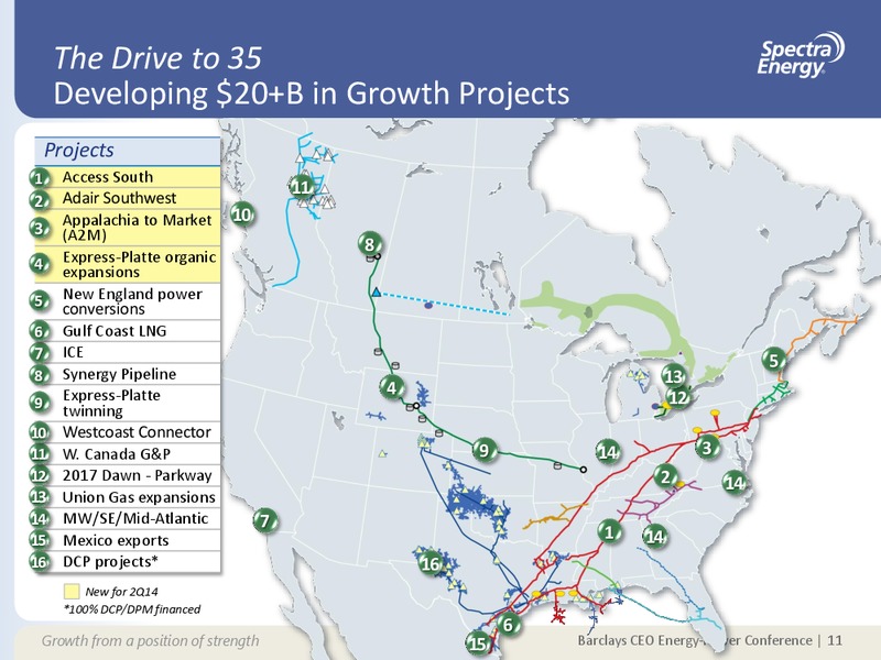 BARCLAYS CEO ENERGY POWER CONFERENCE – Spectra Energy Corp. – slide 11