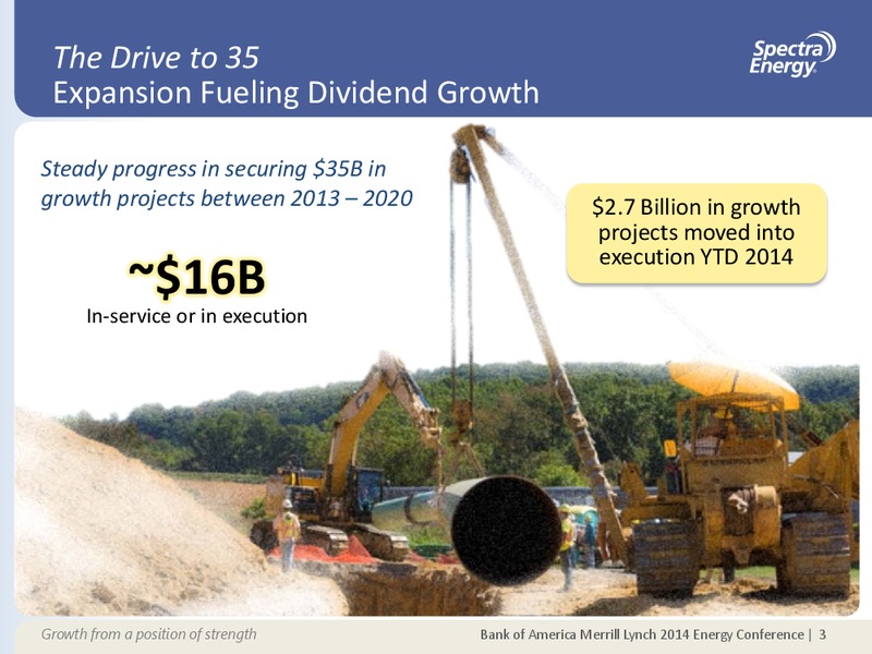 BAML ENERGY CONFERENCE – Spectra Energy Corp. – slide 3
