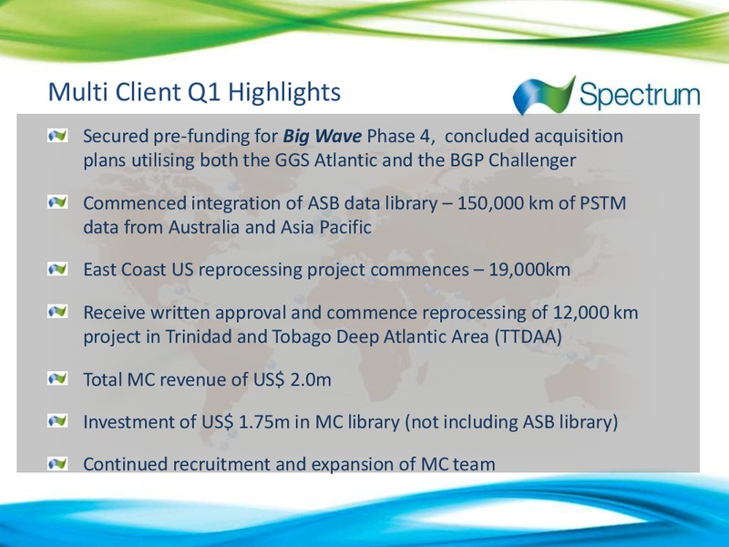 Q1 2010 EARNINGS CALL – Spectrum Asa – slide 15