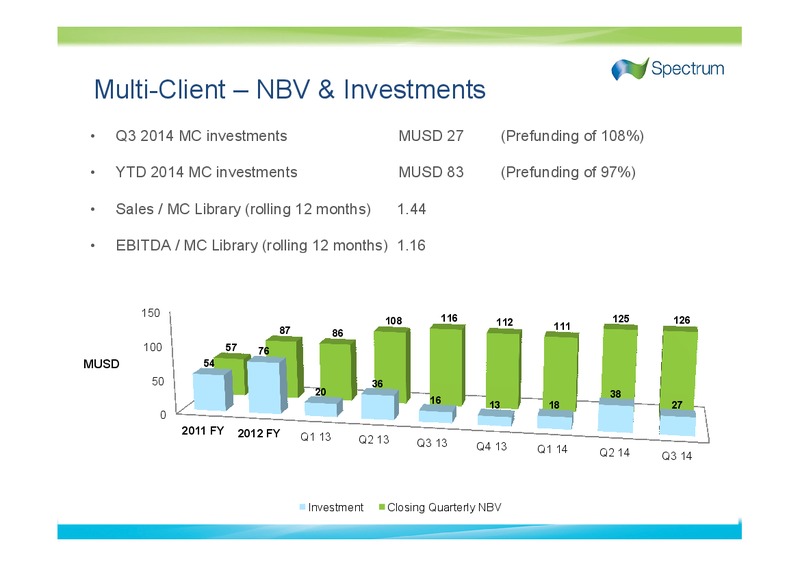 Q3 2014 EARNINGS CALL – Spectrum Asa – slide 8
