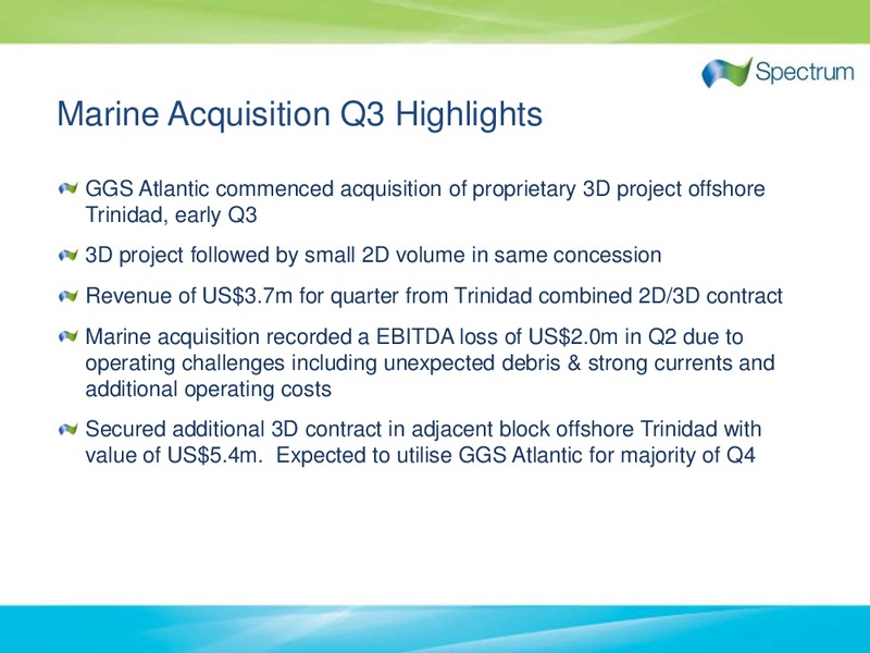 Q3 2010 EARNINGS CALL – Spectrum Asa – slide 32