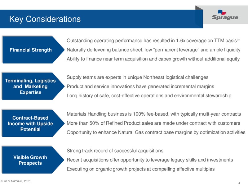 May 2016 Investor Update – Sprague Resources Lp – slide 3