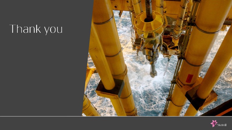 Q2 2016 Results – Statoil – slide 9