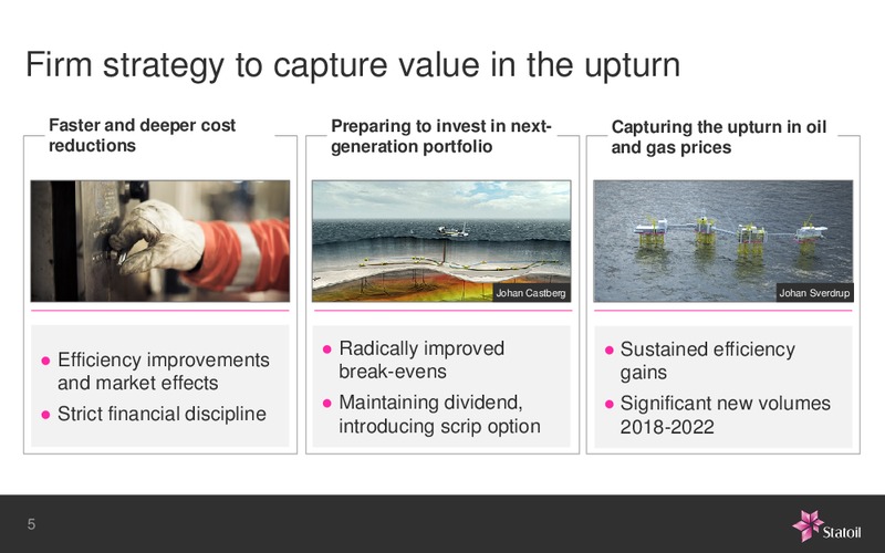 January 2016 Investor Presentation – Statoil – slide 5