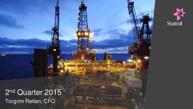 Q2 2015 EARNINGS CALL – Statoil – slide 1