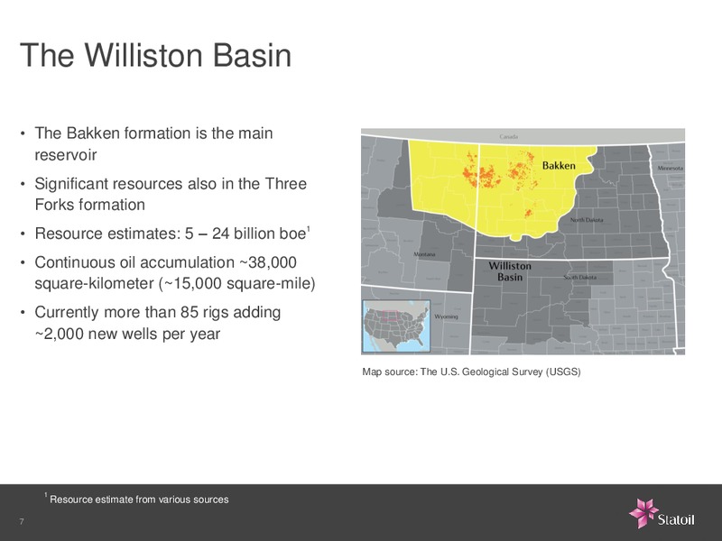 OCTOBER 2011 INVESTOR PRESENTATION – Statoil – slide 7