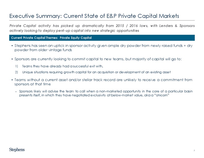 IPAA Private Capital Conference – Stephens Inc – slide 7