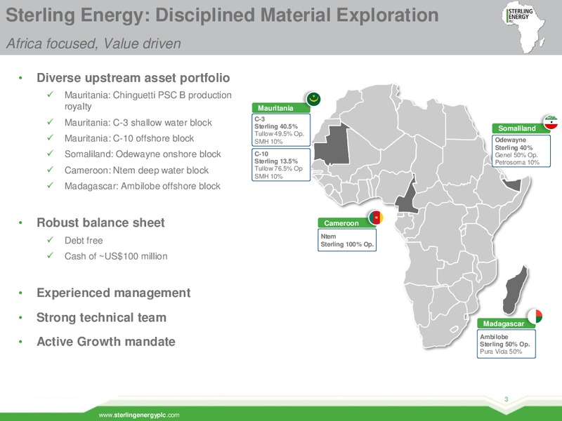 June 2015 Investor Presentation – Sterling Energy – slide 2