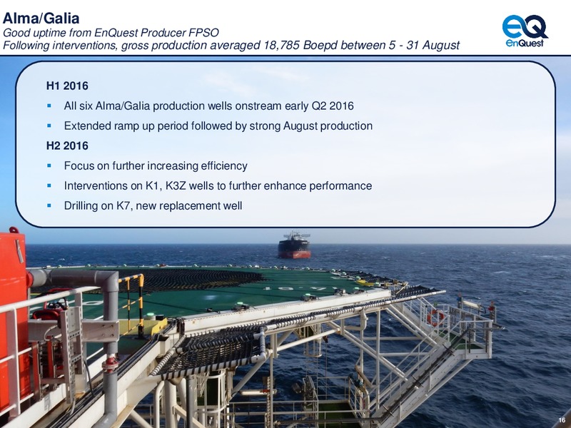 H1 2016 results – Sterling Resources Ltd. – slide 17
