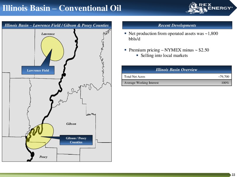 January 2016 Investor Presentation – Rex Energy Corp – slide 20