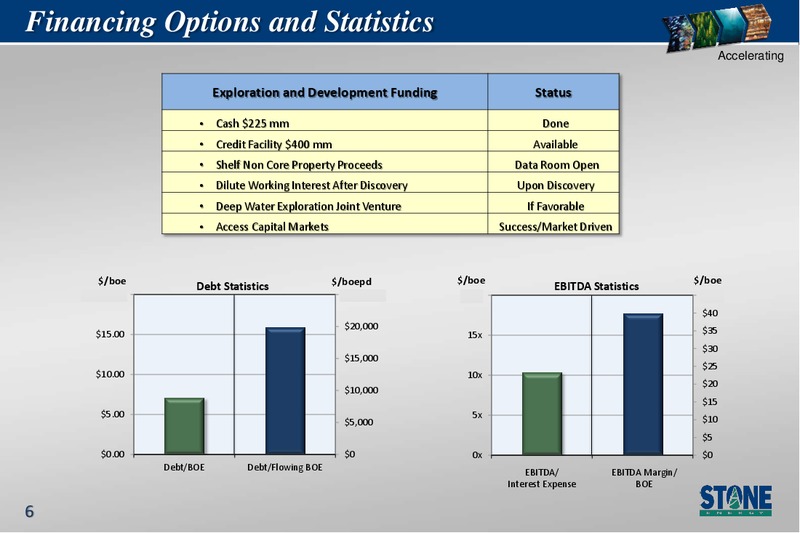 IPAA 2013 OGIS San Francisco – Stone Energy Corp. – slide 6