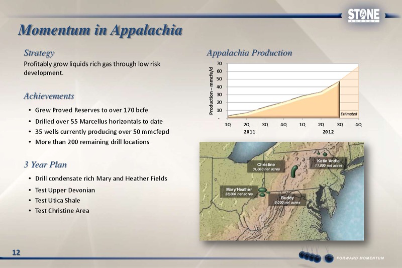 Capital One Southcoast 2012 Energy Conference – Stone Energy Corp. – slide 11