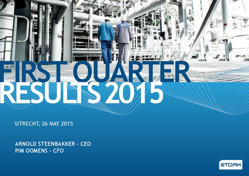 Q1 2015 Earnings Call – Stork – slide 1