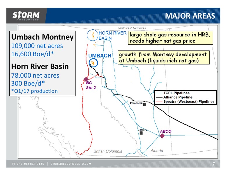 July 2017 Corporate Update – Storm Resources Ltd. – slide 7