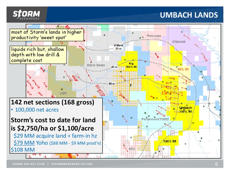 October 2015 Investor Presentation – Storm Resources Ltd. – slide 6