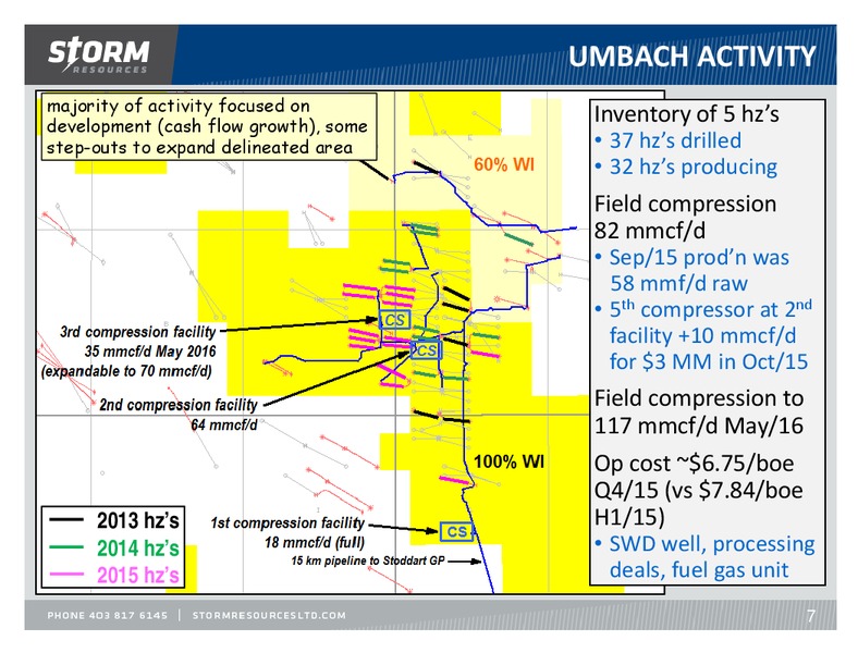 October 2015 Investor Presentation – Storm Resources Ltd. – slide 7