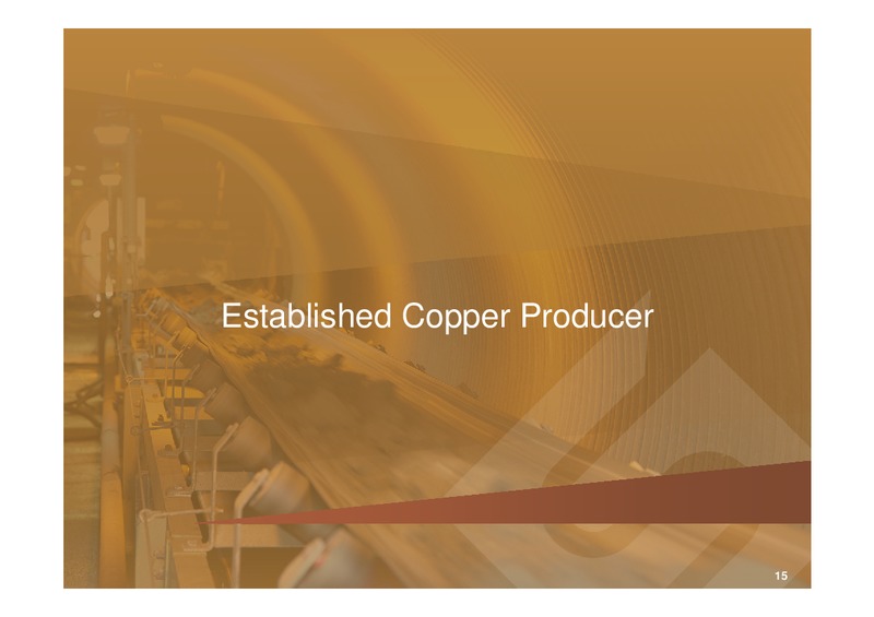 August 2015 Investor Presentation – Straits Resources Limited – slide 14