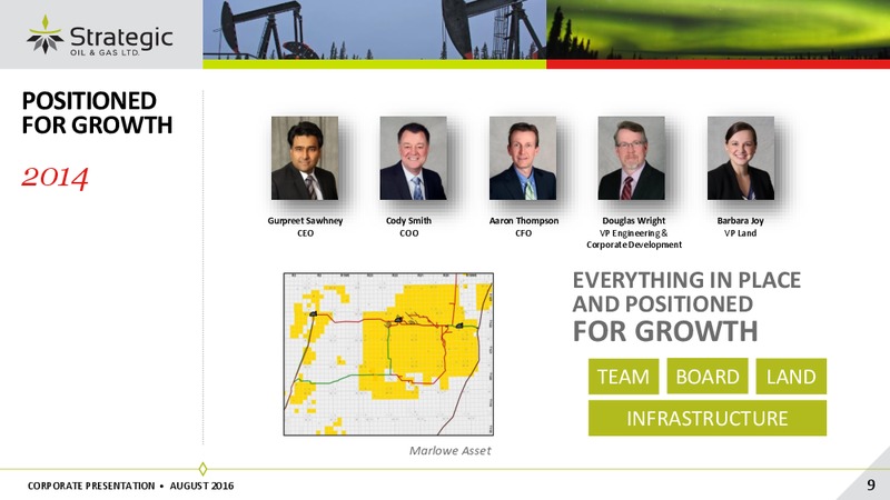 Enercom Conference – Strategic Oil & Gas Ltd. – slide 8