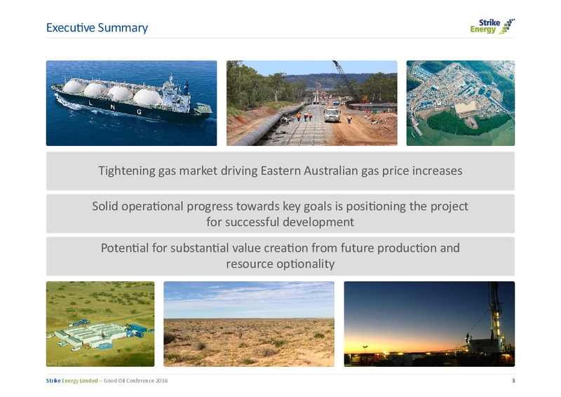 Good Oil Conference – Strike Energy Ltd – slide 3