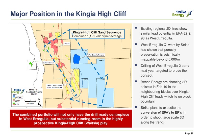 Southern Cooper Update Capital Raising and UIL Acquisition – Strike Energy Ltd – slide 23