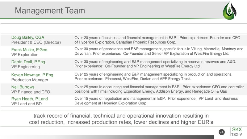 April 2015 Corporate Presentation – Striker Exploration Corp – slide 24
