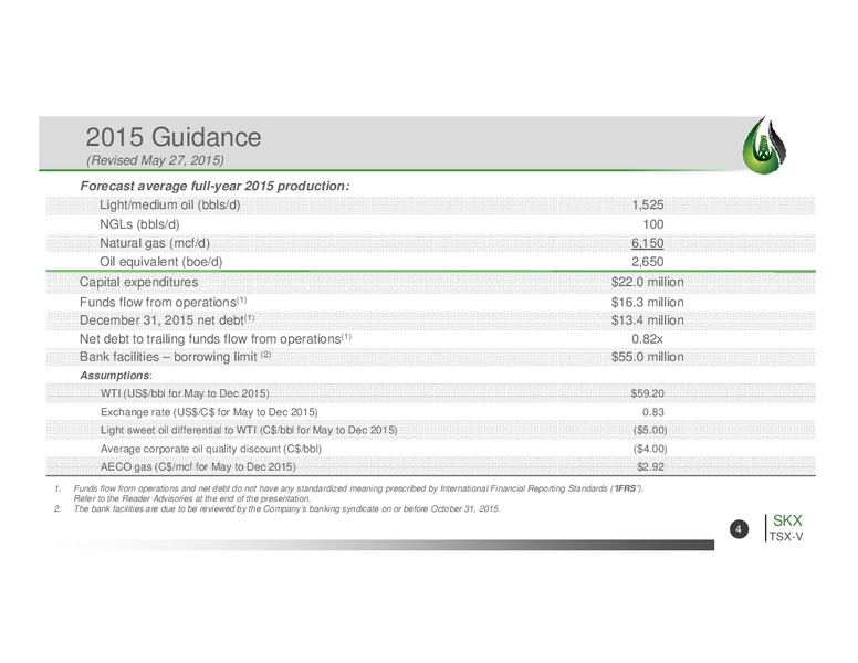 JULY 2015 CORPORATE PRESENTATION – Striker Exploration Corp – slide 4