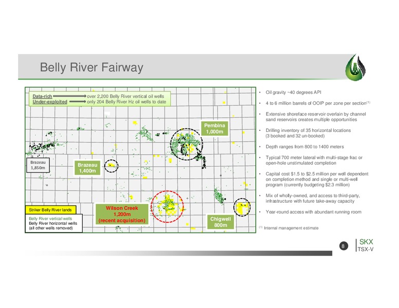 JULY 2015 CORPORATE PRESENTATION – Striker Exploration Corp – slide 8