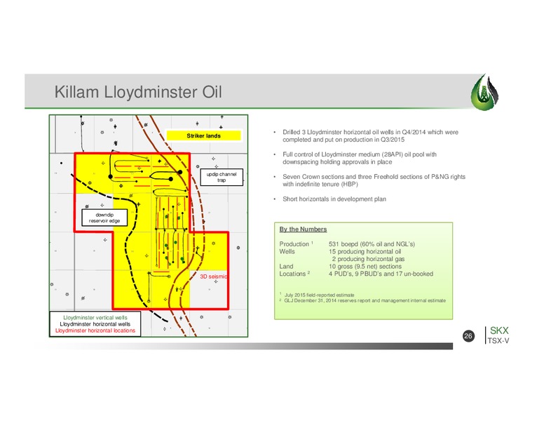 August 2015 Corporate Presentation – Striker Exploration Corp – slide 22
