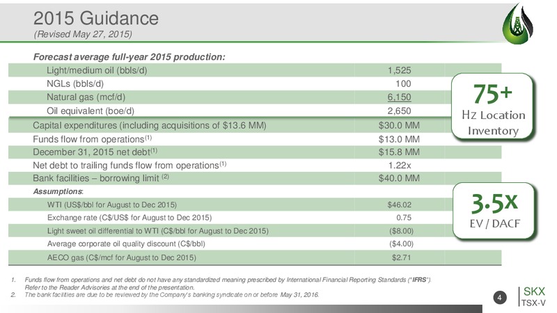November 2015 Corporate Presentation – Striker Exploration Corp – slide 4