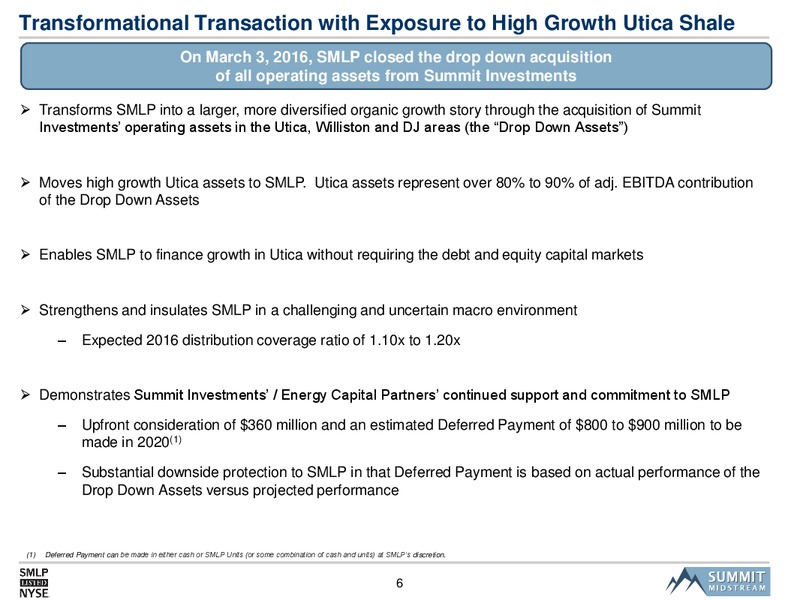 2016 MLPA Investor Conference – Summit Midstream Partners, Lp – slide 5