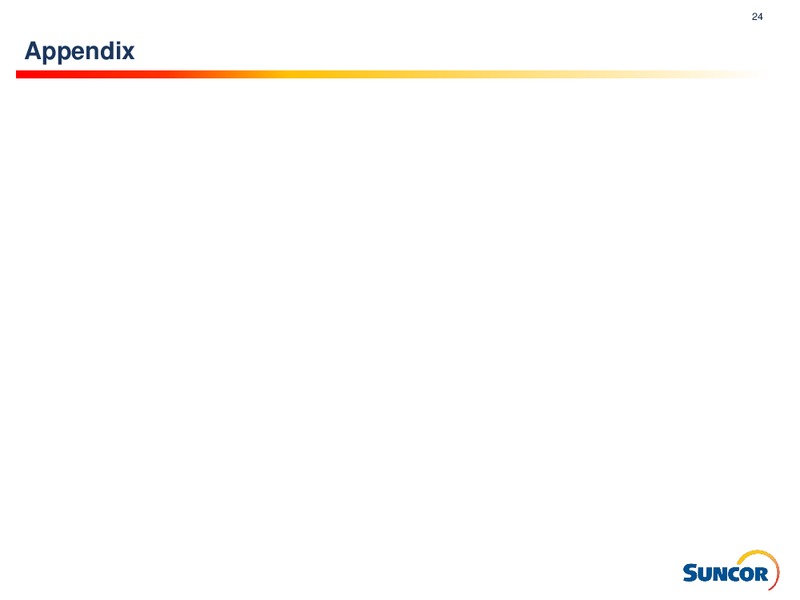 2Q 2019 Investor Information – Suncor Energy Inc. – slide 24