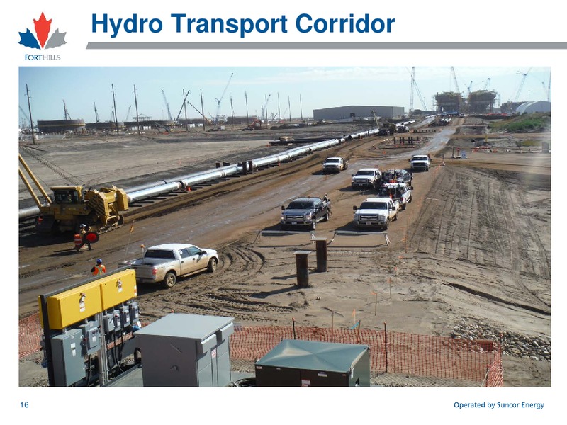 Fort Hills Project September 2015 – Suncor Energy Inc. – slide 17