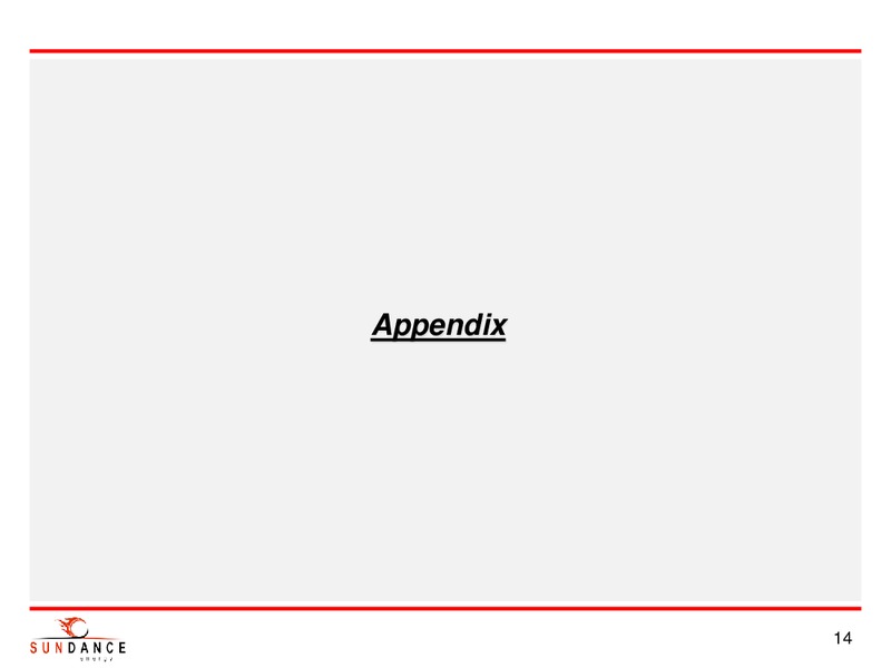 JANUARY 2015 CORPORATE PRESENTATION – Sundance Energy Australia Limited – slide 12