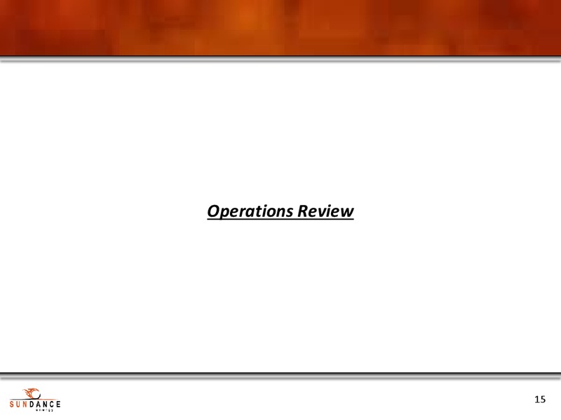 Annual General Meeting – Sundance Energy Australia Limited – slide 13
