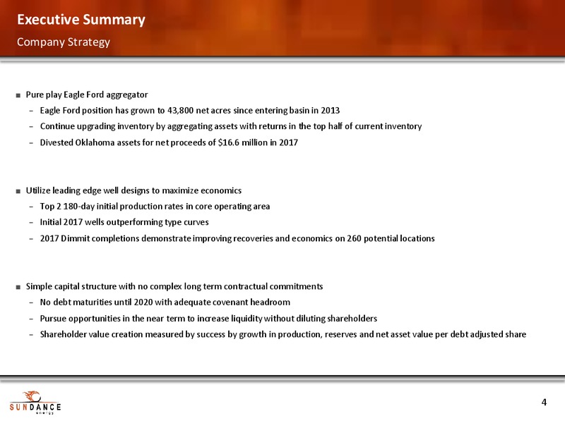 July 2017 Pure Play Eagle Ford Growth – Sundance Energy Australia Ltd – slide 3