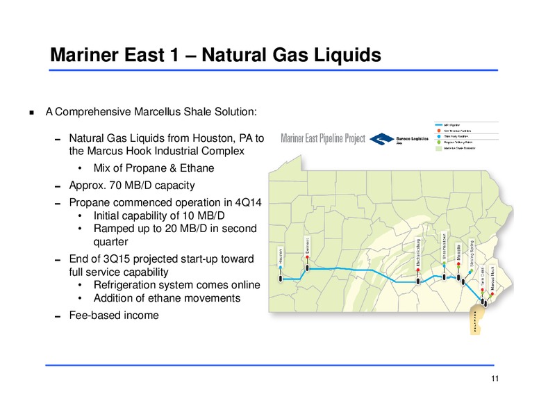 Q1 2015 Earnings Call – Sunoco Logistics Partners L.P. – slide 10
