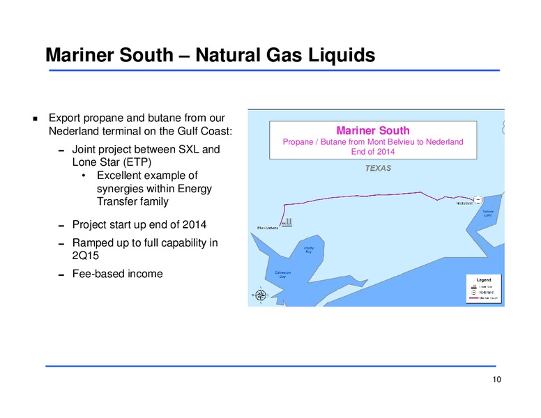 Q2 2015 Earnings Call – Sunoco Logistics Partners L.P. – slide 9