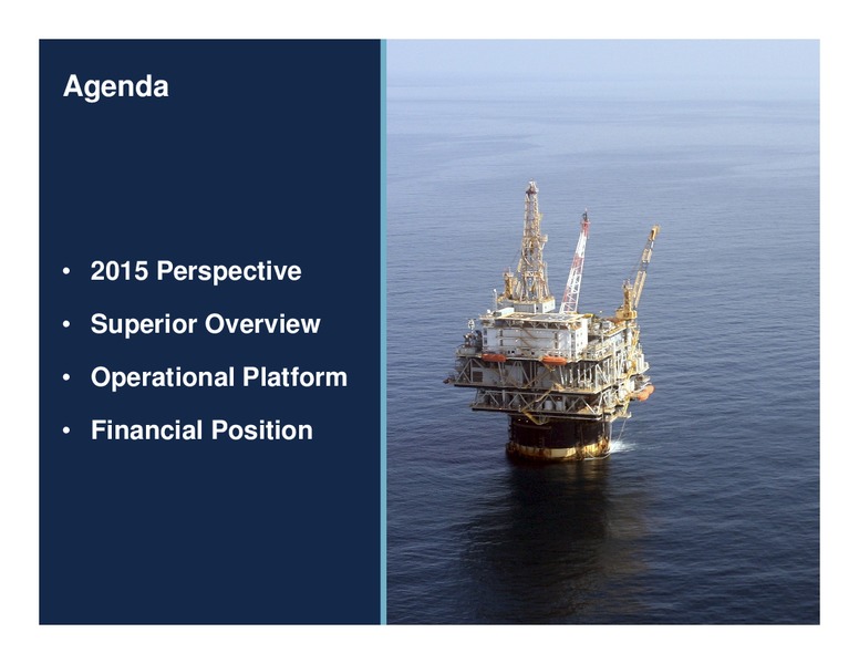 May 2015 Corporate Presentation – Superior Energy Services, Inc. – slide 2