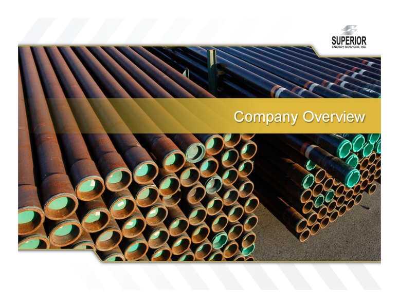 INSTITUTIONAL INVESTORS CONFERENCE – Superior Energy Services, Inc. – slide 2