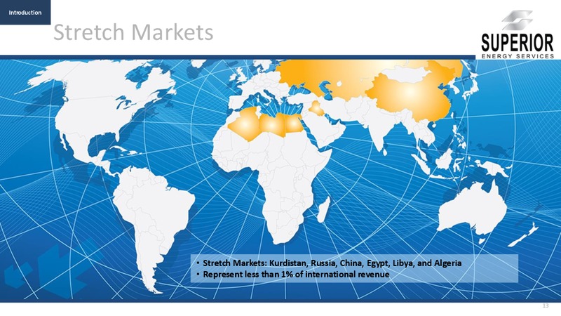 INVESTOR PRESENTATION – Superior Energy Services, Inc. – slide 12