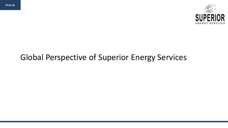 INVESTOR PRESENTATION – Superior Energy Services, Inc. – slide 78