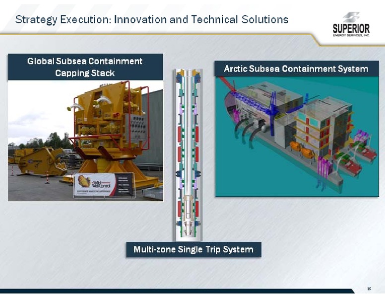 CREDIT SUISSE ENERGY SUMMIT – Superior Energy Services, Inc. – slide 15