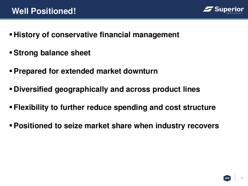 MAML Energy Credit Conference – Superior Energy Services, Inc. – slide 14