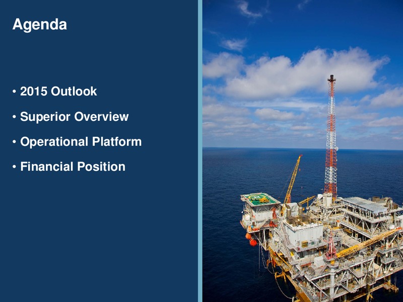 August 2015 Investor Presentation – Superior Energy Services, Inc. – slide 2