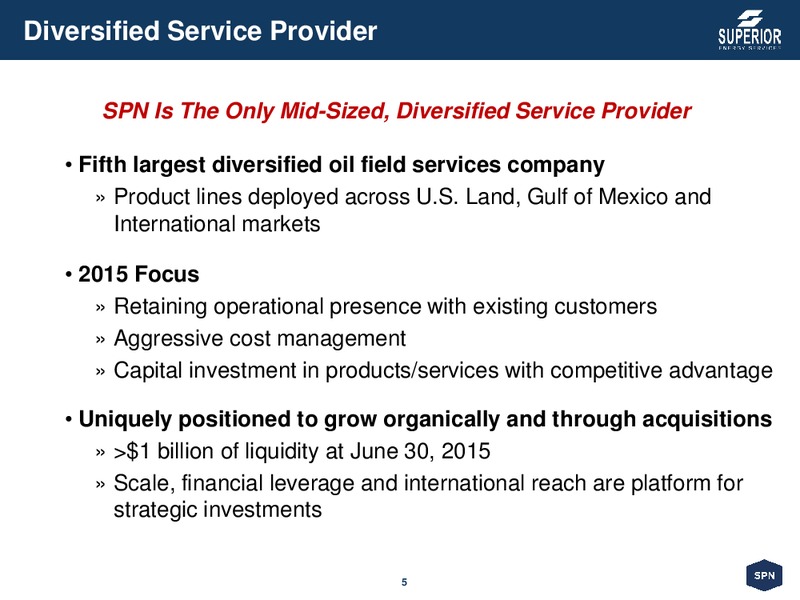Barclays CEO Energy Power Conference – Superior Energy Services, Inc. – slide 4