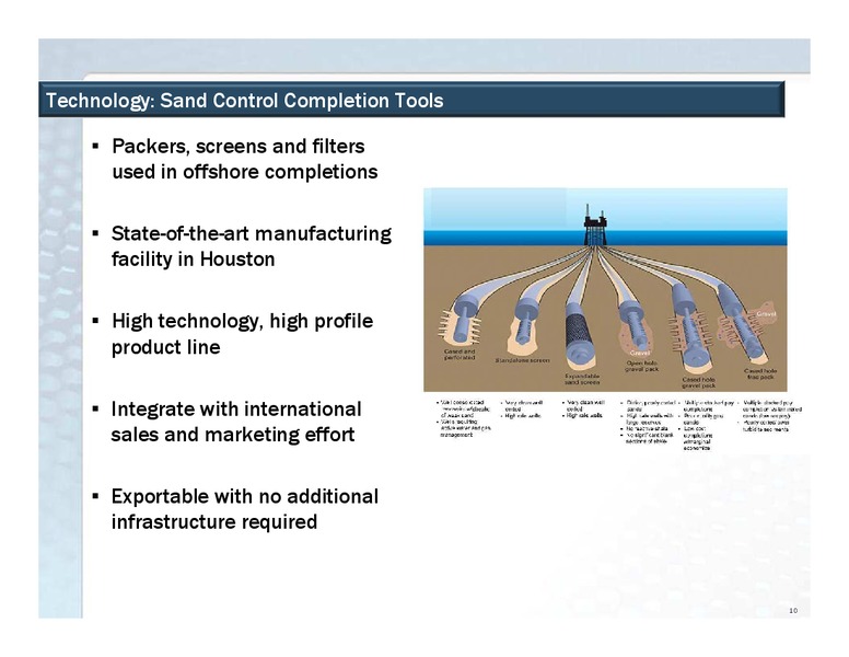 JOHNSON RICE ENERGY CONFERENCE – Superior Energy Services, Inc. – slide 10