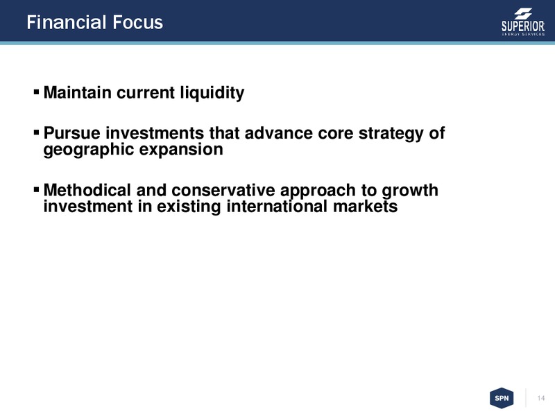 Jefferies 2015 Energy Conference – Superior Energy Services, Inc. – slide 13
