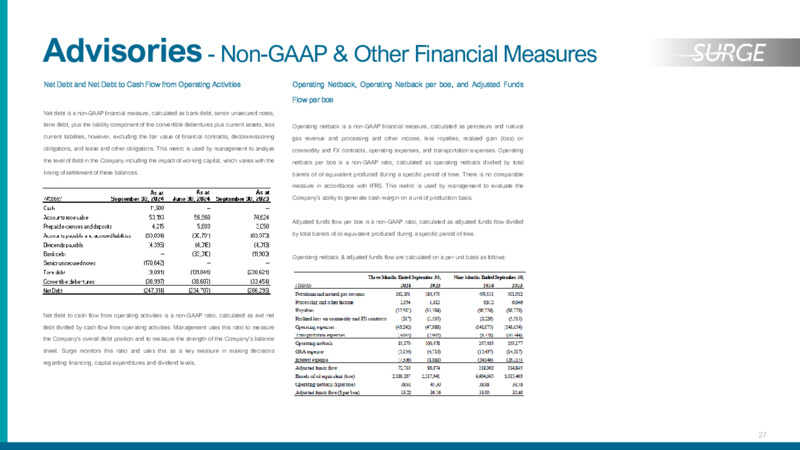 Premium Oil Assets Driving Free Cash Flow and Shareholder Returns Corporate Presentation – Surge Energy Inc – slide 25